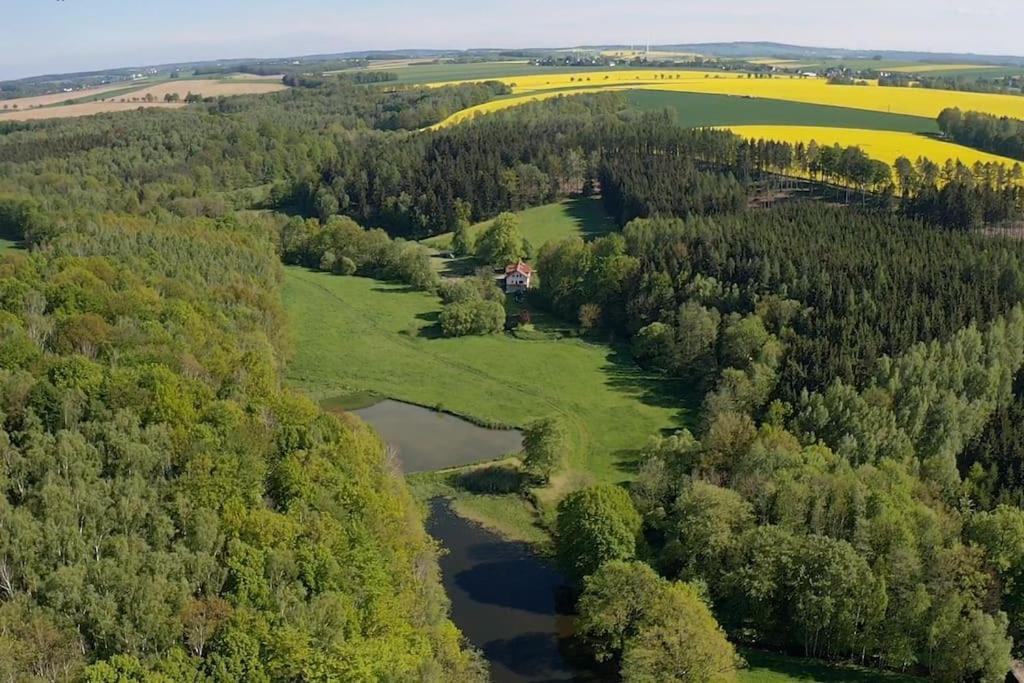 Wald-Apartment Limabach - Oberfrohna المظهر الخارجي الصورة