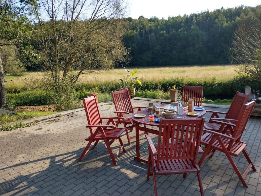 Wald-Apartment Limabach - Oberfrohna المظهر الخارجي الصورة